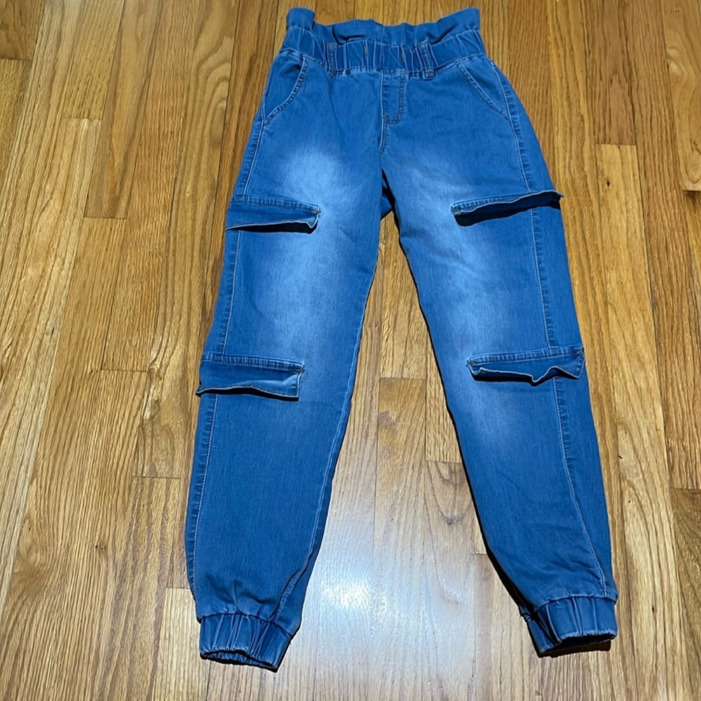 EUC Like New VIP Cargo Jogger Jeans Denim Size 0/24